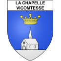 La Chapelle-Vicomtesse 41 ville sticker blason écusson autocollant adhésif