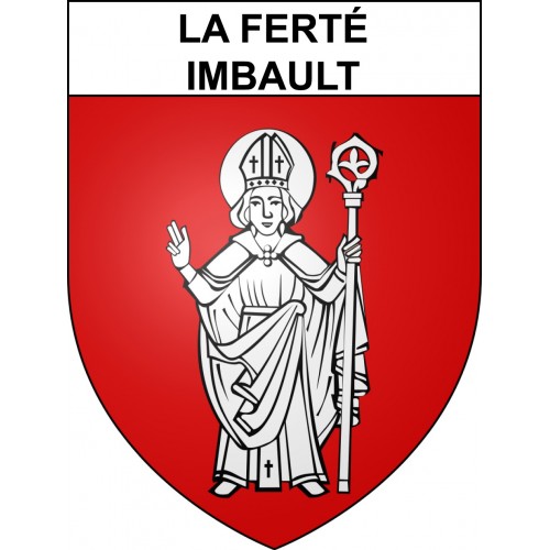 La Ferté-Imbault 41 ville sticker blason écusson autocollant adhésif