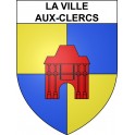 La Ville-aux-Clercs Sticker wappen, gelsenkirchen, augsburg, klebender aufkleber