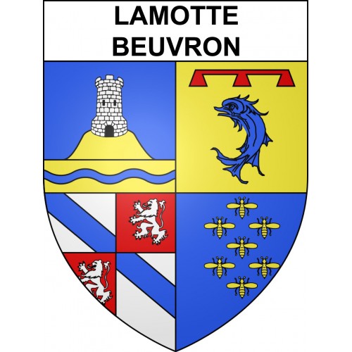 Adesivi stemma Lamotte-Beuvron adesivo