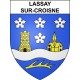 Adesivi stemma Lassay-sur-Croisne adesivo