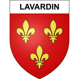 Lavardin 41 ville sticker blason écusson autocollant adhésif