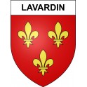 Lavardin 41 ville sticker blason écusson autocollant adhésif