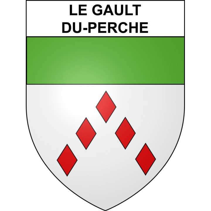 Stickers coat of arms Le Gault-du-Perche adhesive sticker