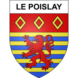 Stickers coat of arms Le Poislay adhesive sticker