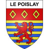 Stickers coat of arms Le Poislay adhesive sticker