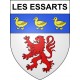 Les Essarts Sticker wappen, gelsenkirchen, augsburg, klebender aufkleber