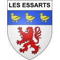 Les Essarts 41 ville sticker blason écusson autocollant adhésif