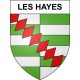 Stickers coat of arms Les Hayes adhesive sticker