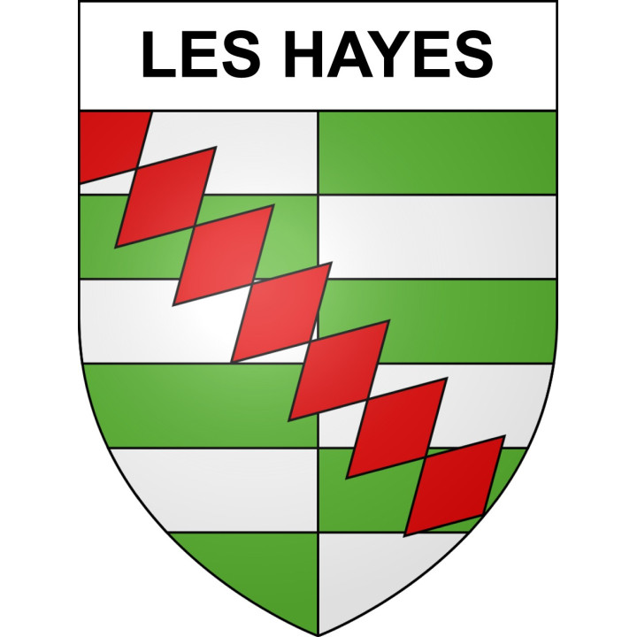 Les Hayes Sticker wappen, gelsenkirchen, augsburg, klebender aufkleber