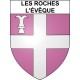 Les Roches-l'Évêque Sticker wappen, gelsenkirchen, augsburg, klebender aufkleber