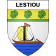 Lestiou 41 ville sticker blason écusson autocollant adhésif