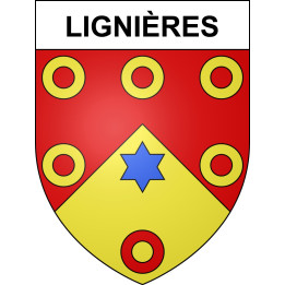 Stickers coat of arms Lignières adhesive sticker
