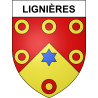 Lignières Sticker wappen, gelsenkirchen, augsburg, klebender aufkleber