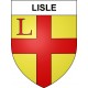 Lisle 41 ville sticker blason écusson autocollant adhésif