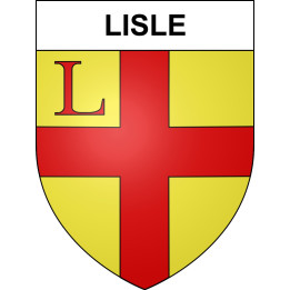 Stickers coat of arms Lisle adhesive sticker