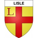 Lisle 41 ville sticker blason écusson autocollant adhésif