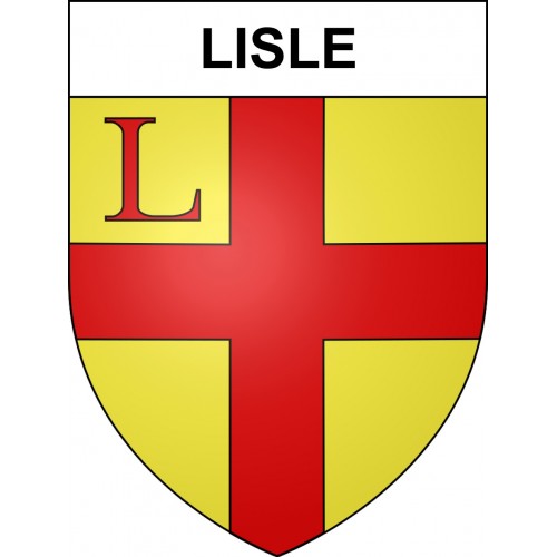 Lisle Sticker wappen, gelsenkirchen, augsburg, klebender aufkleber