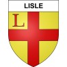 Lisle 41 ville sticker blason écusson autocollant adhésif