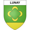 Lunay Sticker wappen, gelsenkirchen, augsburg, klebender aufkleber