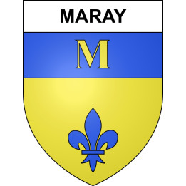 Pegatinas escudo de armas de Maray adhesivo de la etiqueta engomada