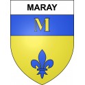 Pegatinas escudo de armas de Maray adhesivo de la etiqueta engomada