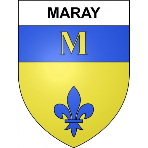 Maray 41 ville sticker blason écusson autocollant adhésif