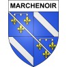 Pegatinas escudo de armas de Marchenoir adhesivo de la etiqueta engomada