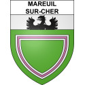 Stickers coat of arms Mareuil-sur-Cher adhesive sticker