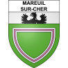 Mareuil-sur-Cher Sticker wappen, gelsenkirchen, augsburg, klebender aufkleber