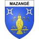 Pegatinas escudo de armas de Mazangé adhesivo de la etiqueta engomada