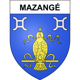 Mazangé 41 ville sticker blason écusson autocollant adhésif