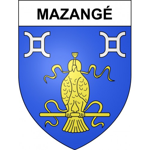 Pegatinas escudo de armas de Mazangé adhesivo de la etiqueta engomada