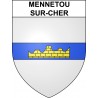 Adesivi stemma Mennetou-sur-Cher adesivo