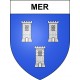 Mer 41 ville sticker blason écusson autocollant adhésif
