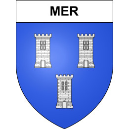 Pegatinas escudo de armas de Mer adhesivo de la etiqueta engomada