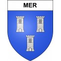 Pegatinas escudo de armas de Mer adhesivo de la etiqueta engomada