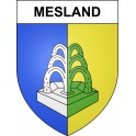 Mesland 41 ville sticker blason écusson autocollant adhésif