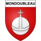 Mondoubleau Sticker wappen, gelsenkirchen, augsburg, klebender aufkleber