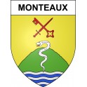 Adesivi stemma Monteaux adesivo