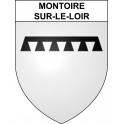 Montoire-sur-le-Loir 41 ville sticker blason écusson autocollant adhésif