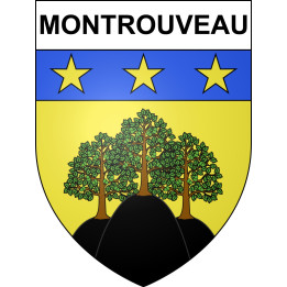 Stickers coat of arms Montrouveau adhesive sticker
