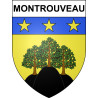 Montrouveau 41 ville sticker blason écusson autocollant adhésif