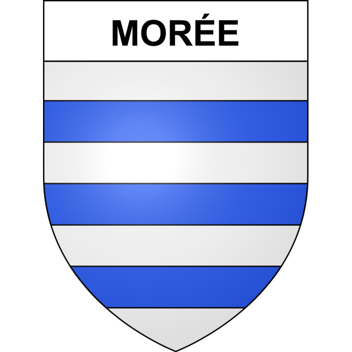Morée Sticker wappen, gelsenkirchen, augsburg, klebender aufkleber