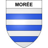 Morée Sticker wappen, gelsenkirchen, augsburg, klebender aufkleber
