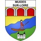 Muides-sur-Loire 41 ville sticker blason écusson autocollant adhésif