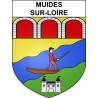 Muides-sur-Loire Sticker wappen, gelsenkirchen, augsburg, klebender aufkleber
