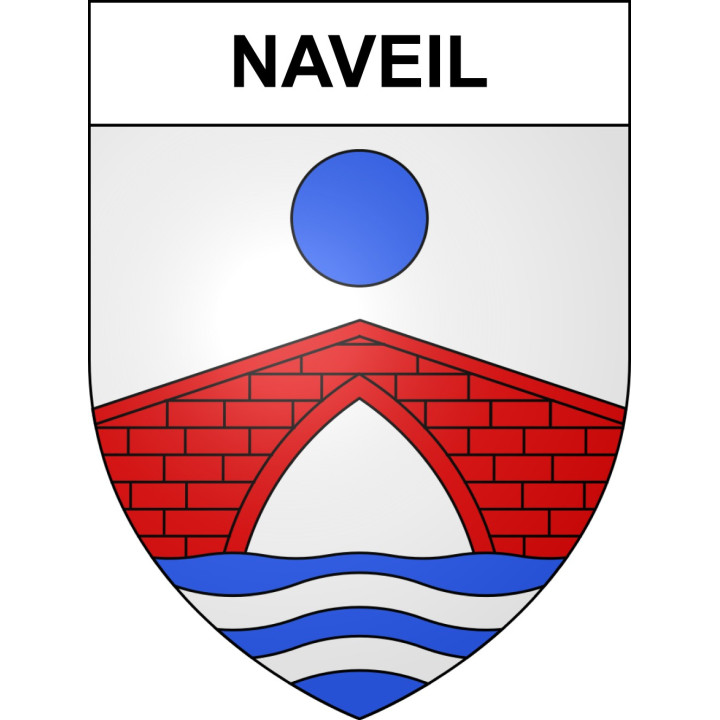 Naveil 41 ville sticker blason écusson autocollant adhésif