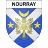 Nourray 41 ville sticker blason écusson autocollant adhésif