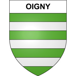 Oigny 41 ville sticker blason écusson autocollant adhésif